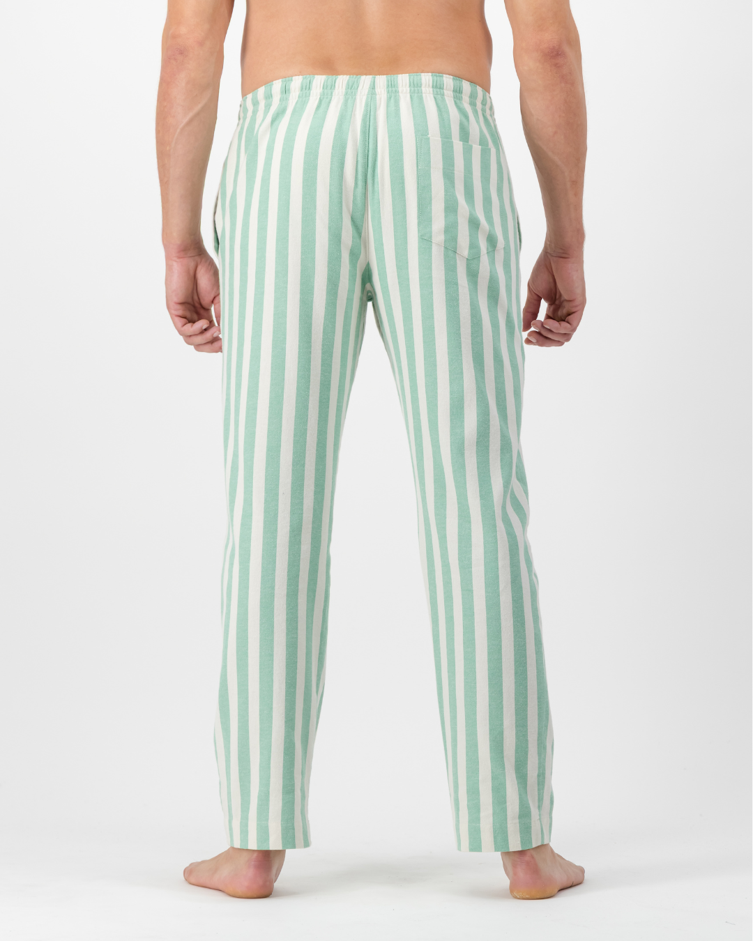 Mens Lounge Pants - Yoko Stone on Green