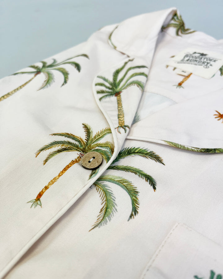 Womens Short Pyjamas - Palm Beach Close - Woodstock Laundry