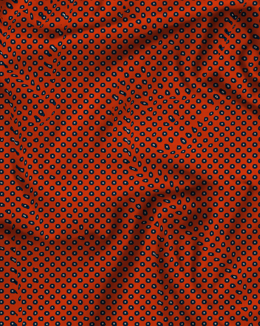Poppy on Red Pattern Detail - Woodstock Laundry