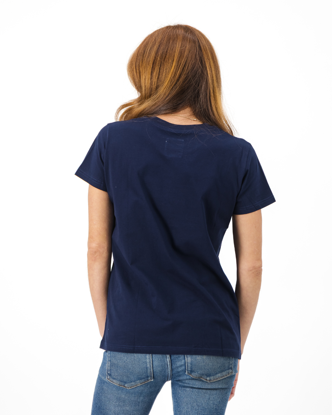 Womens T-Shirt - Red Surf Club on Navy