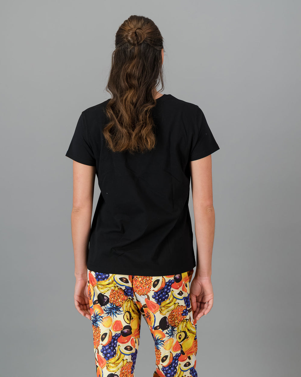 Womens-Tee-Jungle-Black-Back - Woodstock Laundry