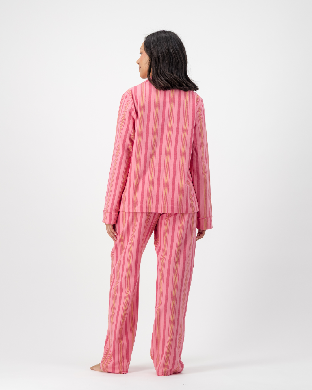 Womens Long Pyjamas - Jett on Pink