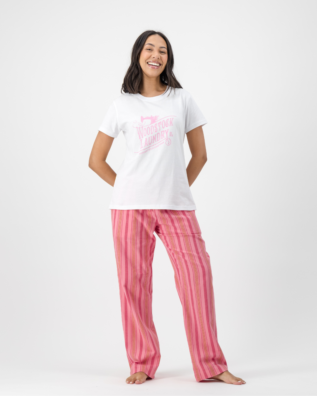 Womens Lounge Pants - Jett on Pink