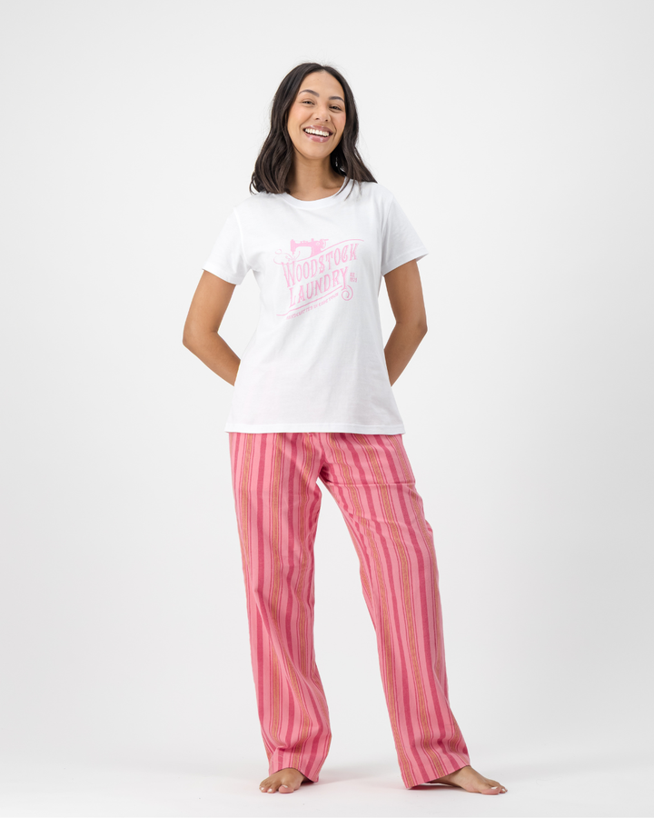 Womens Lounge Pants - Jett on Pink