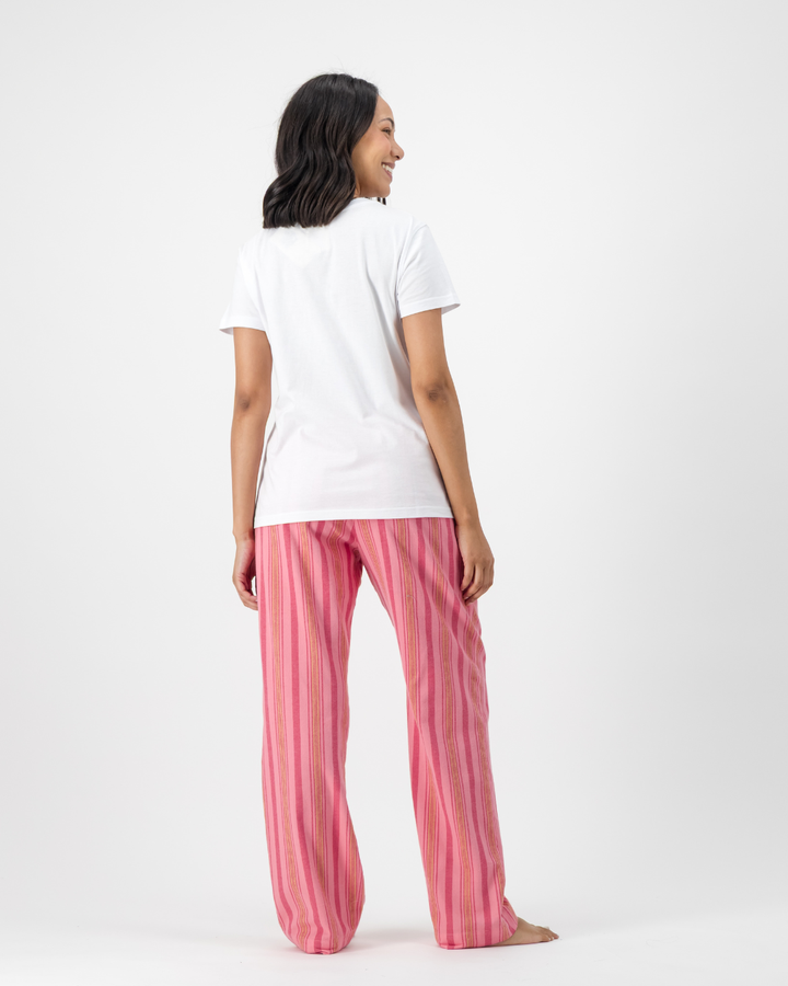 Womens Lounge Pants - Jett on Pink