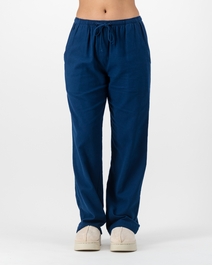Womens Lounge Pants - Plain Dark Navy