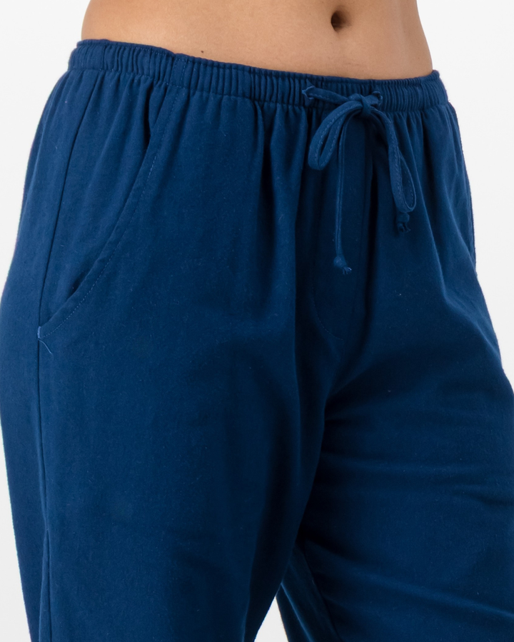 Womens Lounge Pants - Plain Dark Navy
