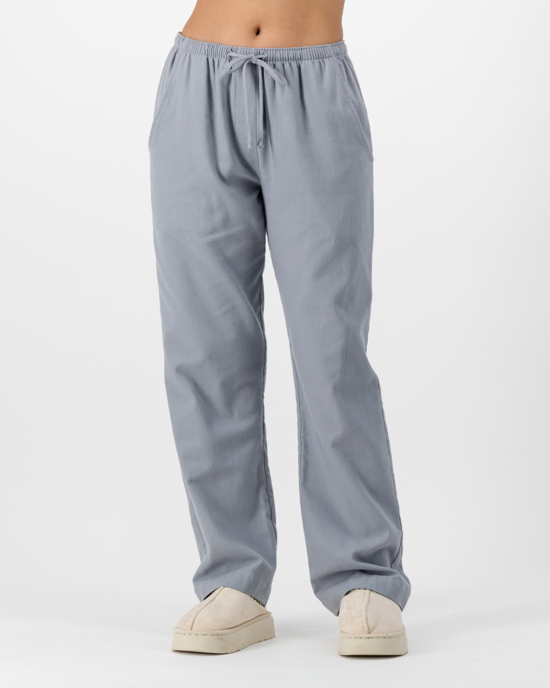 Womens Lounge Pants - Plain Grey
