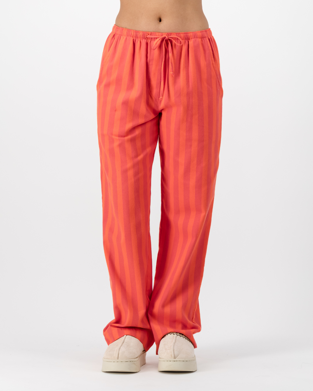 Womens Lounge Pants - Yoko Reds