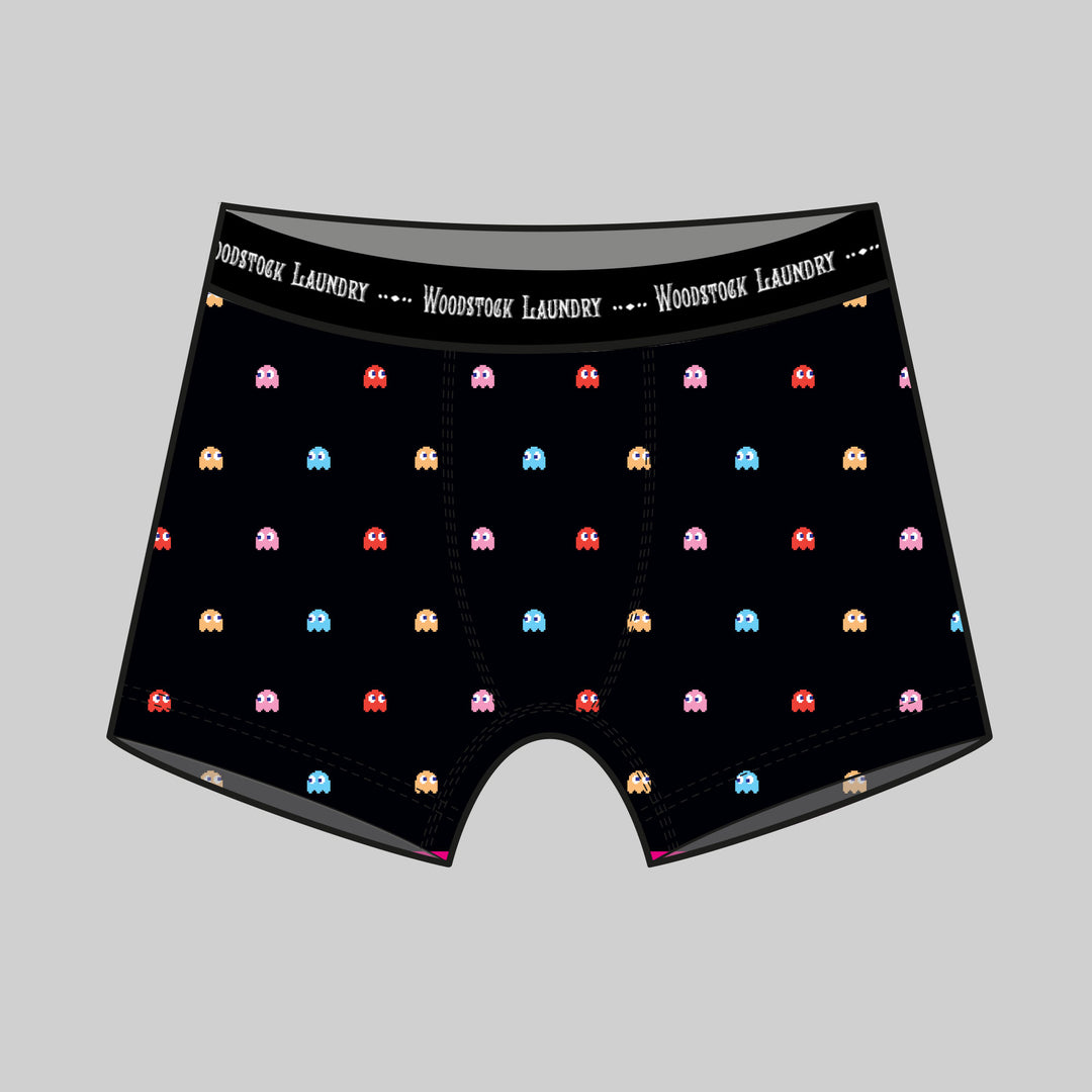 Mens Boxer Briefs - P-Ghost on Navy