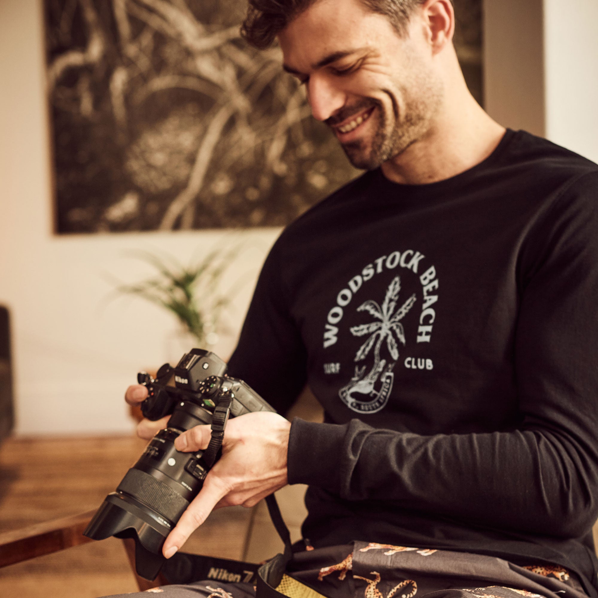 Mens Long-Sleeve T-shirt - Woodstock Laundry
