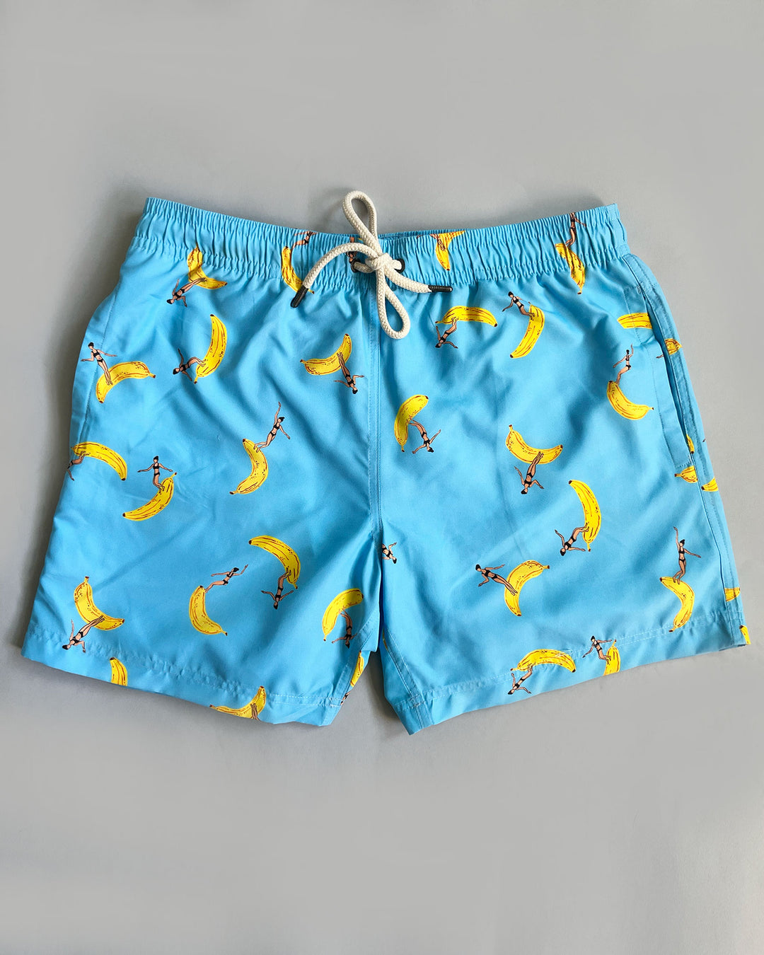 Mens Swim Shorts Banana Boards Flat - Woodstock Laundry
