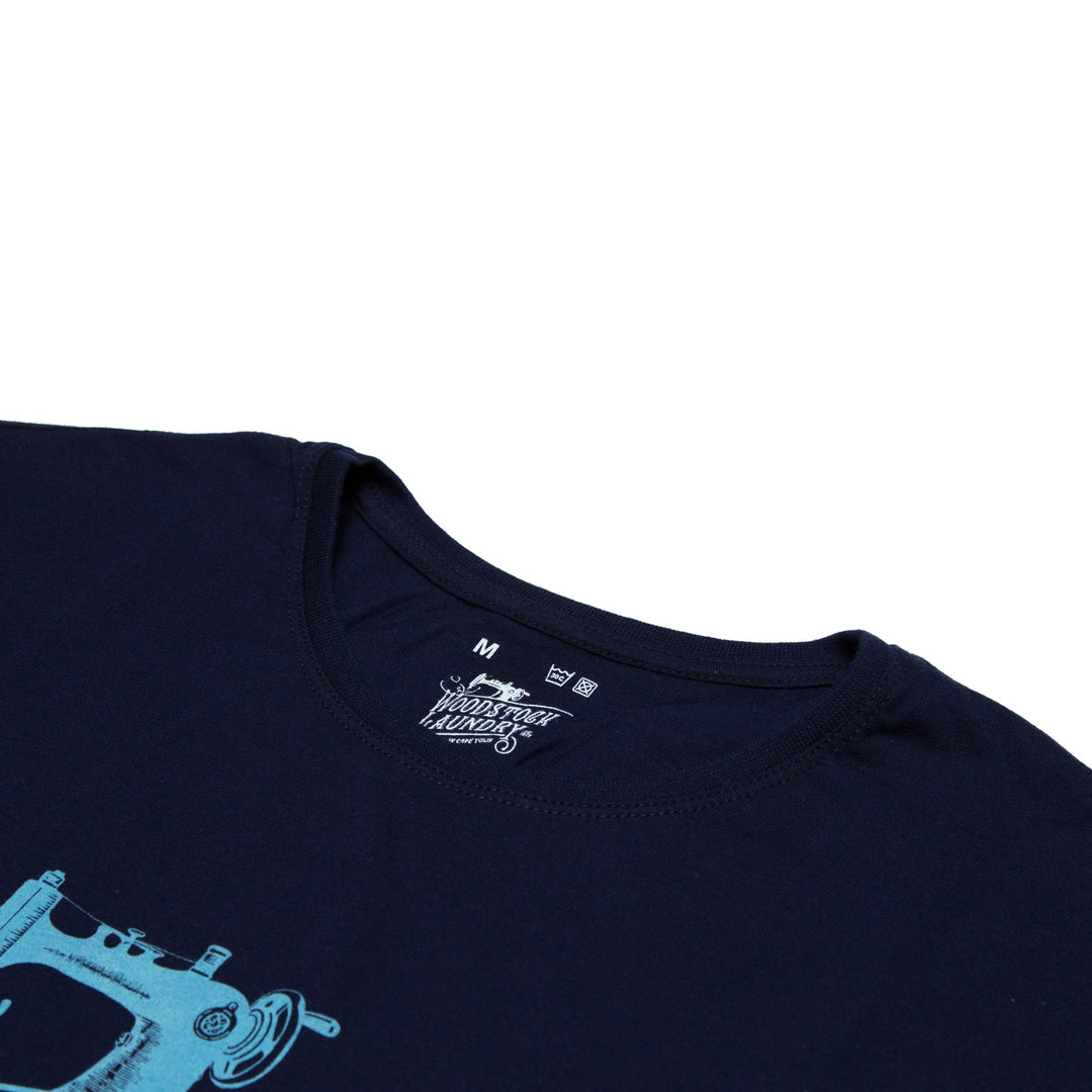T-Shirt Navy  -  Blue Logo