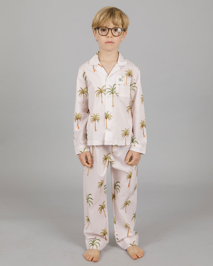 Boys Long Pyjamas Palm Beach Front - Woodstock Laundry