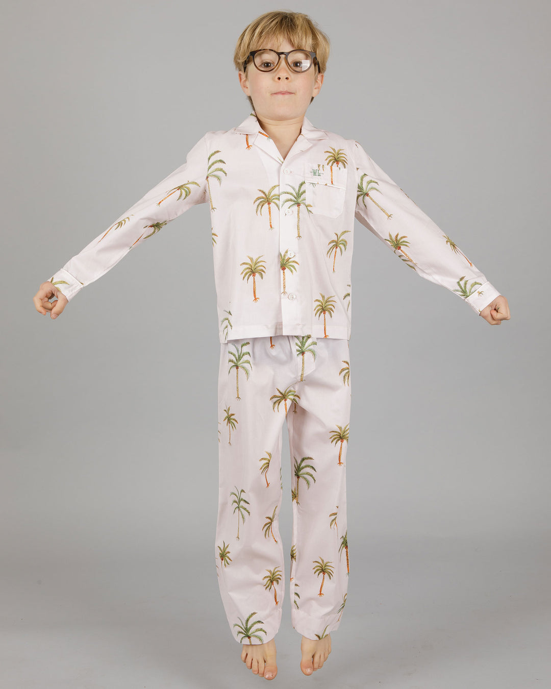 Boys Long Pyjamas Palm Beach Front - Woodstock Laundry