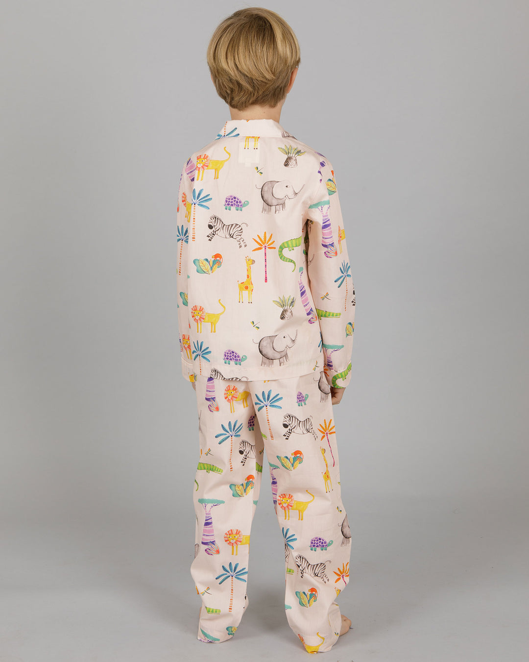 Boys Long Pyjamas Safari Back - Woodstock Laundry