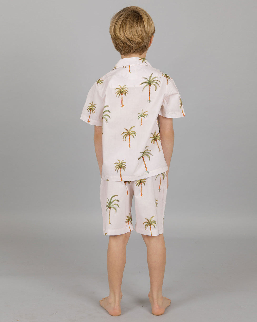 Boys Short Pyjamas Palm Beach Back - Woodstock Laundry