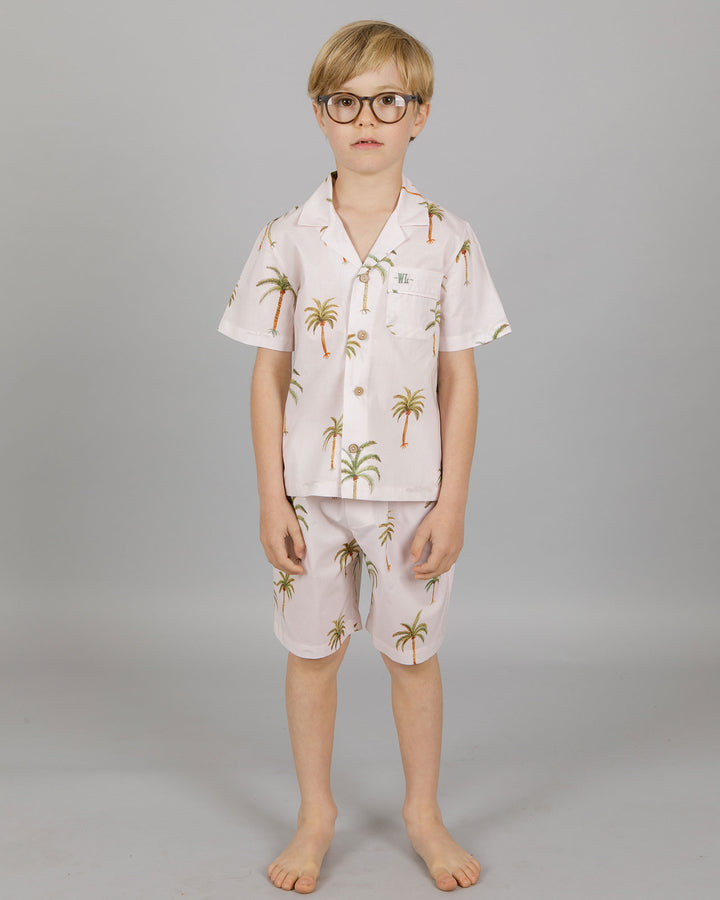 Boys Short Pyjamas Palm Beach Front - Woodstock Laundry