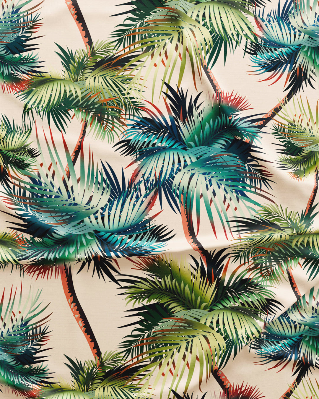 Palm Trees Pattern Detail - Woodstock Laundry SA