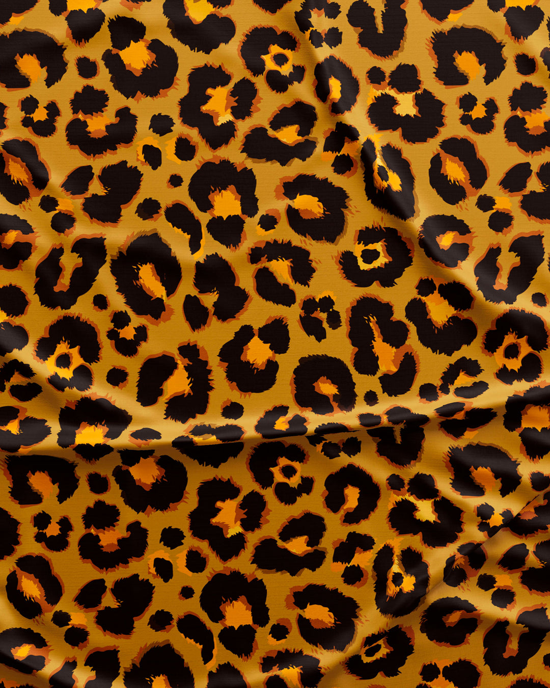 Mens Lounge Shorts - Leopard Skin