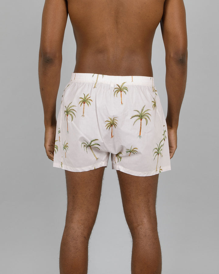 Mens Boxer Shorts Palm Beach Back - Woodstock Laundry