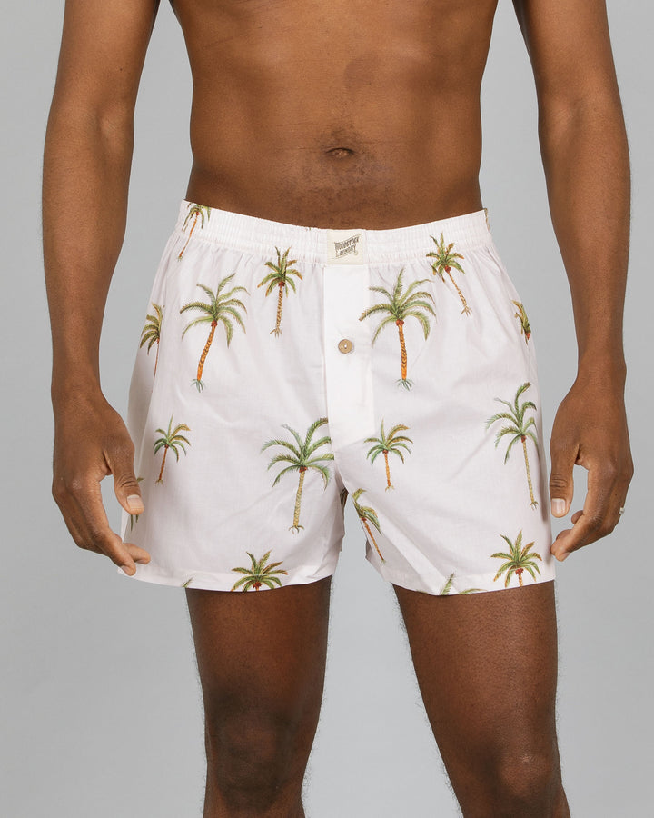 Mens Boxer Shorts Palm Beach Front - Woodstock Laundry