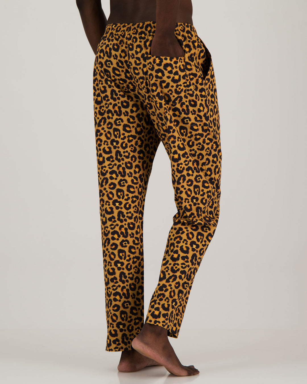 Mens Lounge Pants Leopard Skin