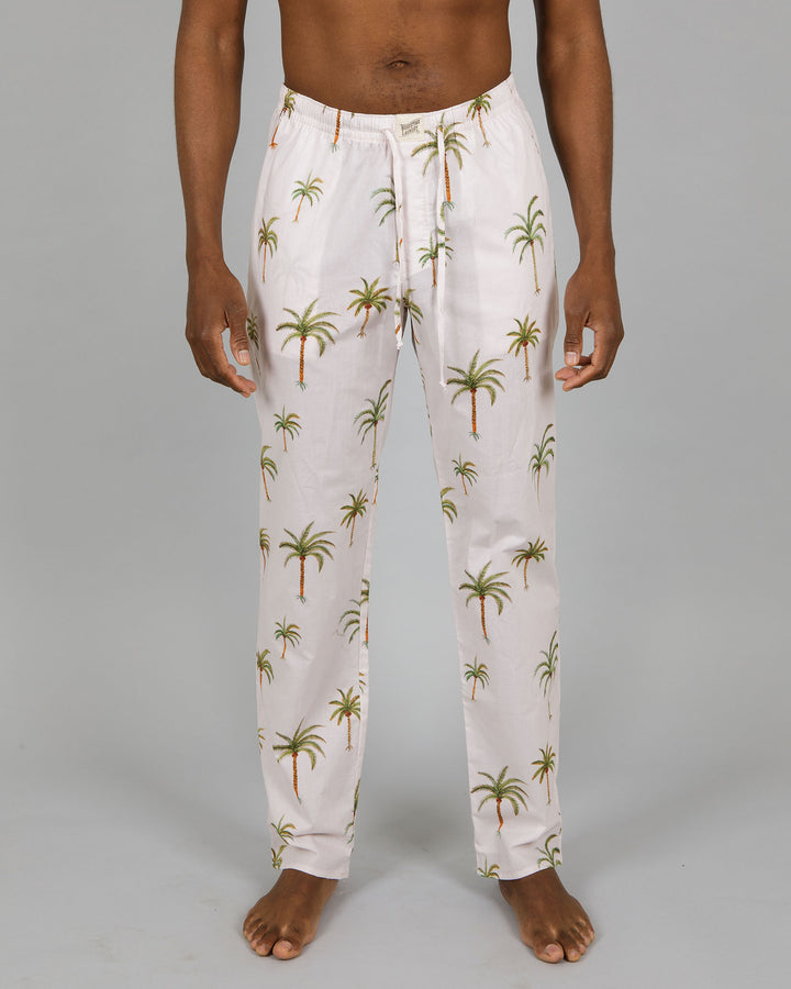 Mens Lounge Pants Palm Beach Front - Woodstock Laundry