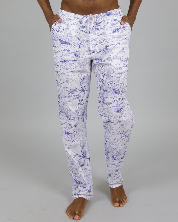 Mens Lounge Pants Willow Front - Woodstock Laundry
