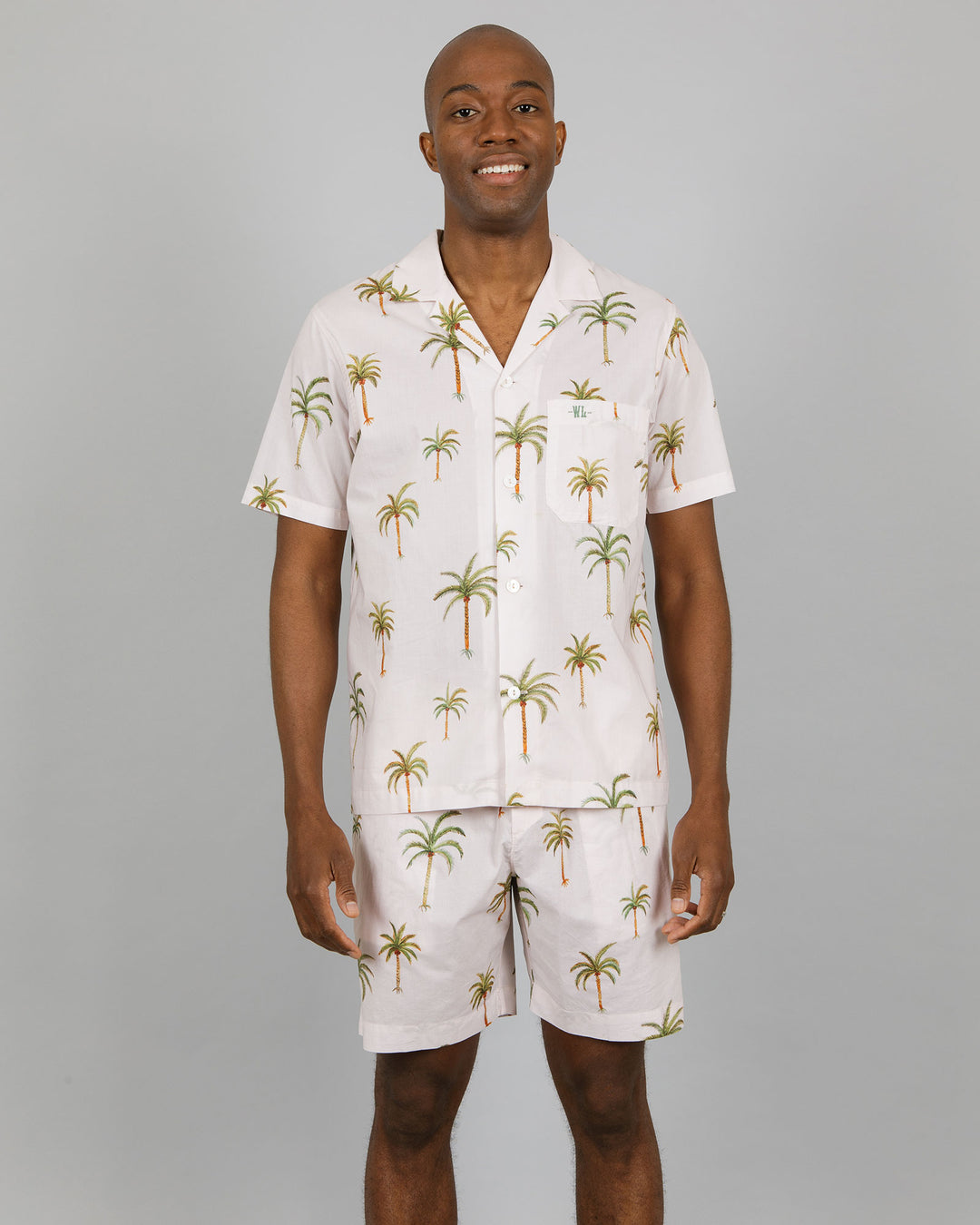 Mens Short Pyjamas Palm Beach Front - Woodstock Laundry