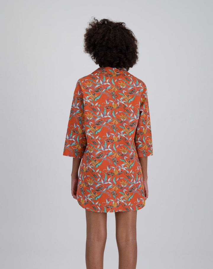 Womens Sleepshirt - Nag Apies Orange