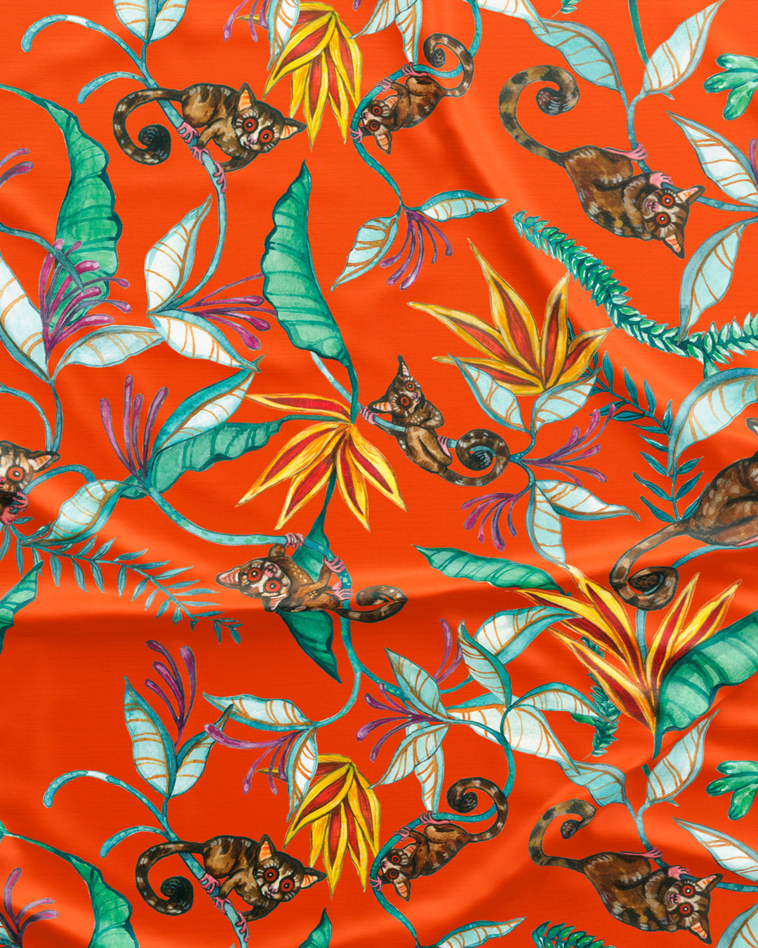 Nag Apies Orange Pattern Detail - Woodstock Laundry
