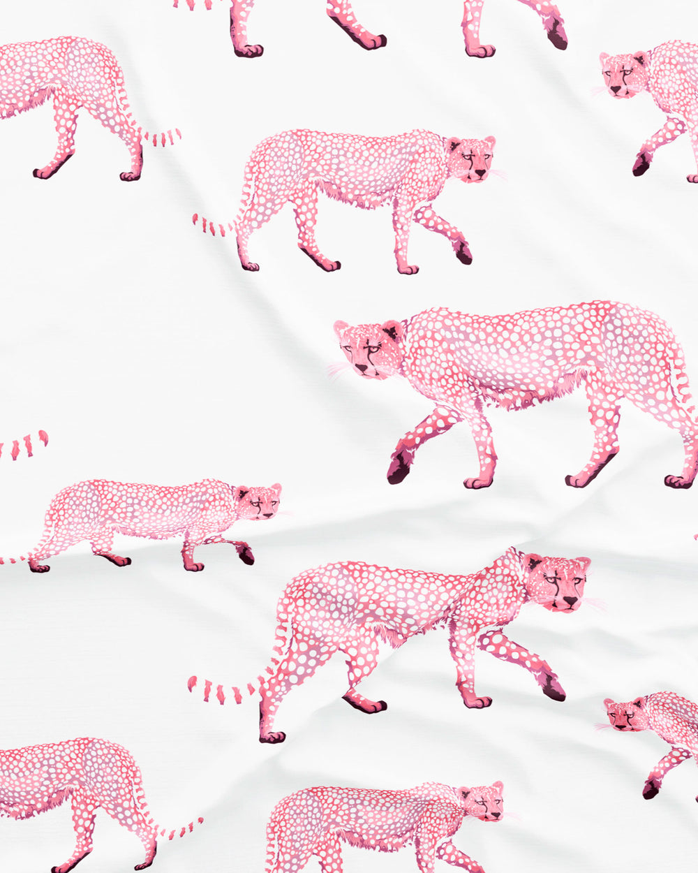 Pink Cheetahs Pattern Detail - Woodstock Laundry SA