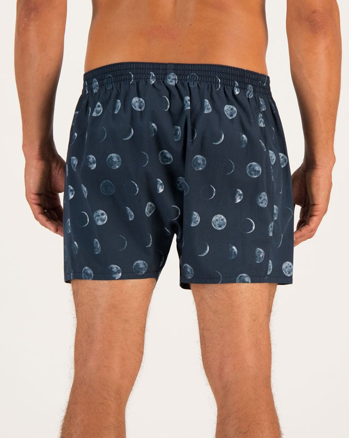 Mens Boxer Shorts - Moons