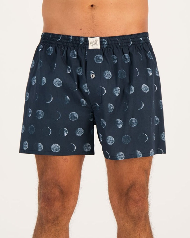 Mens Boxer Shorts - Moons